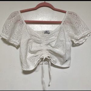 Hollister off the shoulder crop top